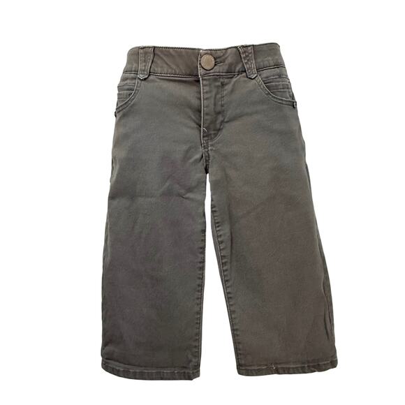 Democracy Ab Solution Dusty Olive Green Bermuda Shorts Jeans fit roll cuffs - Picture 1 of 16